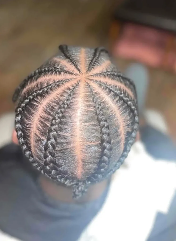 Neat pompadour