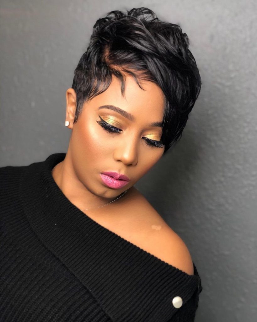 Trendsetting short hairstyles for black women for thin hair
