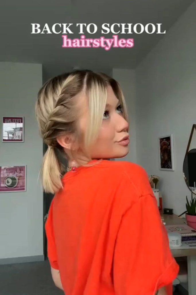 Well-loved short hairstyles for women for school step by step