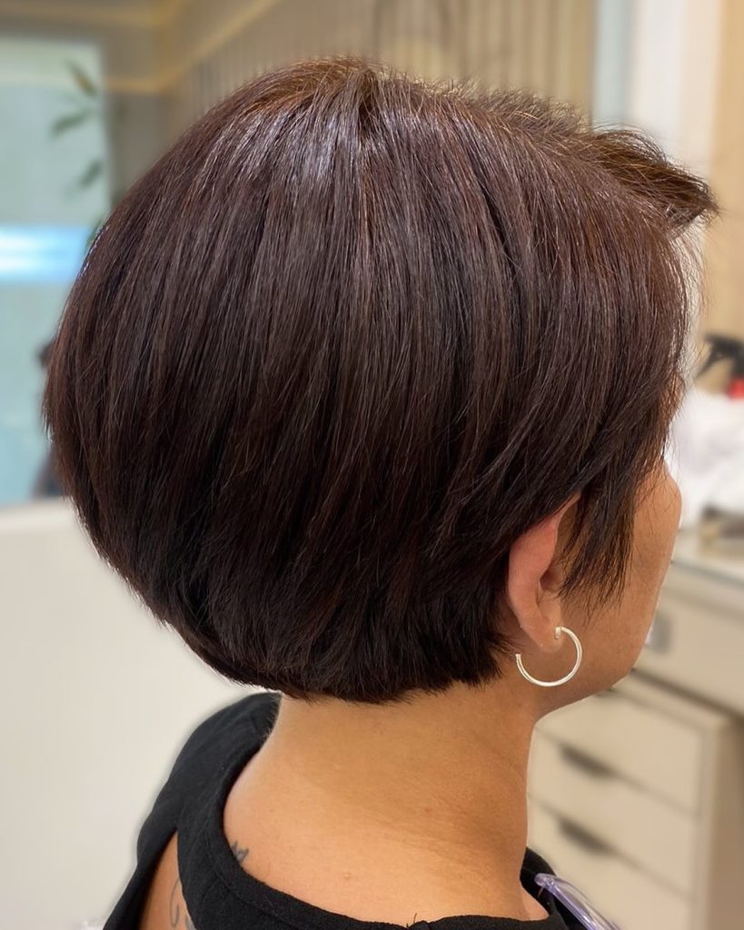 Designer best short hairstyles for thick hair and round face