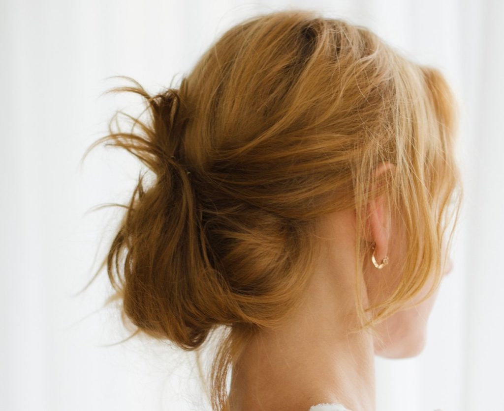 Compact easy hairstyles to wear to school reception