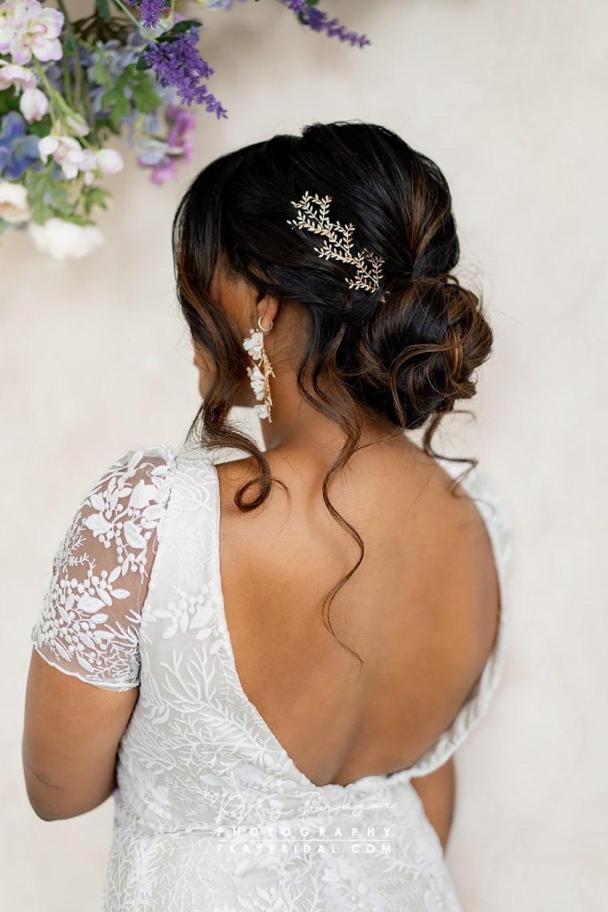 Curated long hairstyles for wedding for curly hair