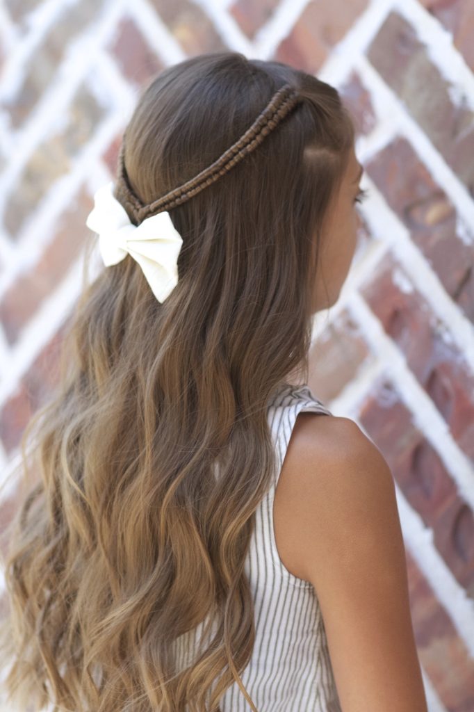 Soft low maintenance curtain bangs