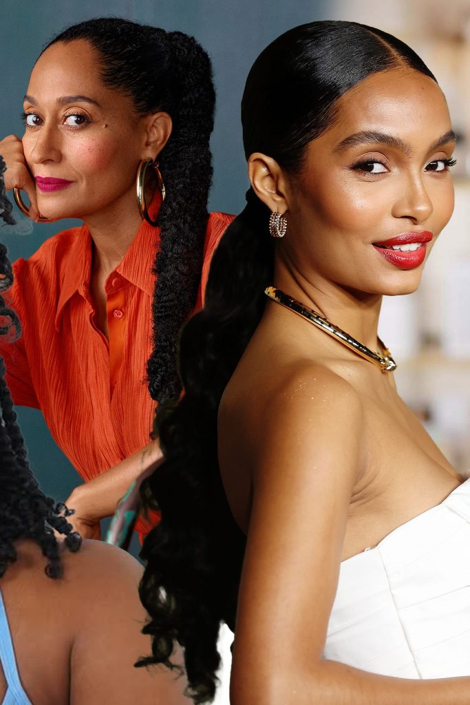Graceful modern long hairstyles for black women