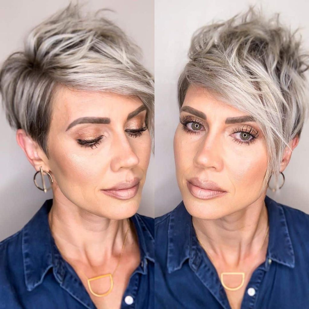 Relaxed natural short hairstyles for women step by step