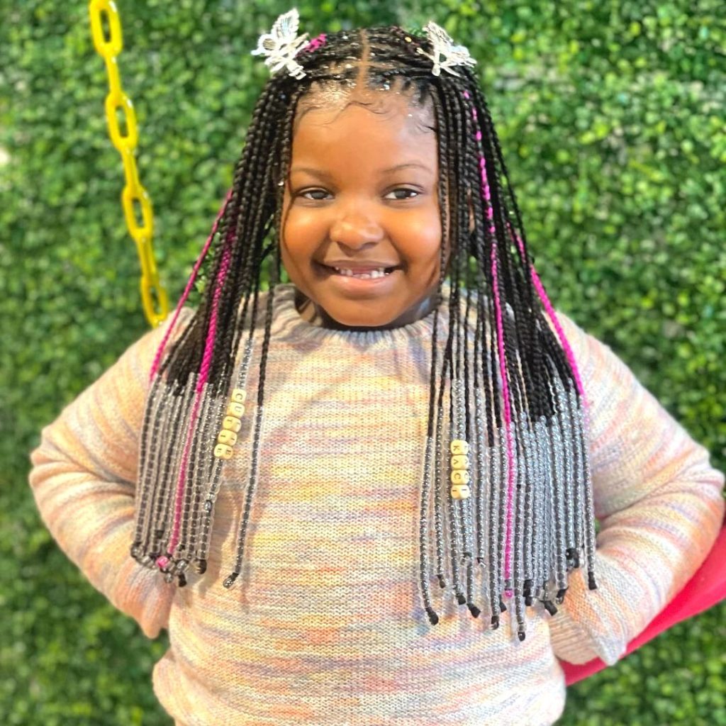 Gorgeous black hairstyles for kids braids for natural hair