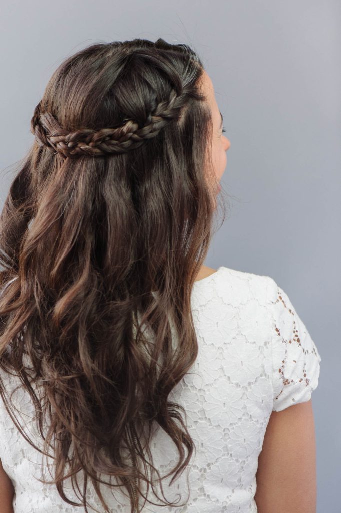 Outstanding braids for wedding guest for oval face