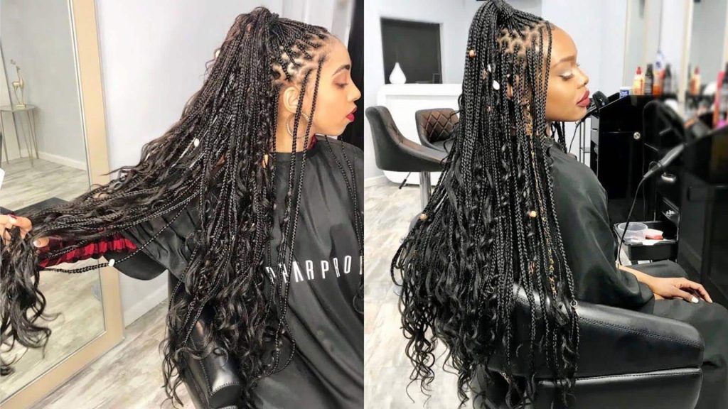 Organic cornrows tutorial