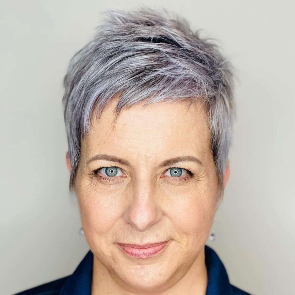 Artful party short hairstyles over 50 women