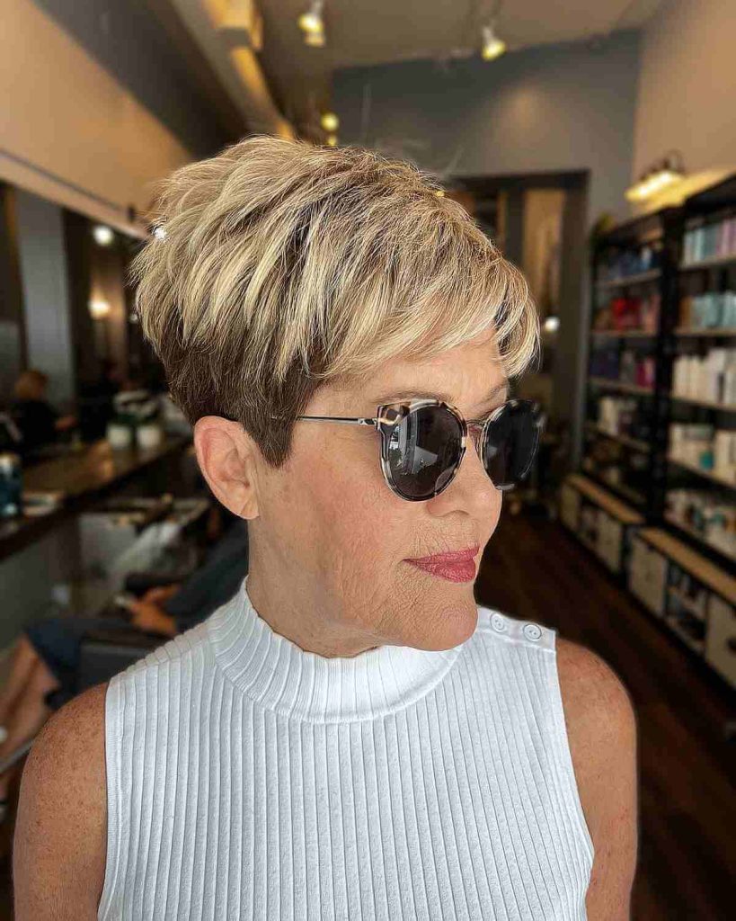 Easy professional short hairstyles over 60