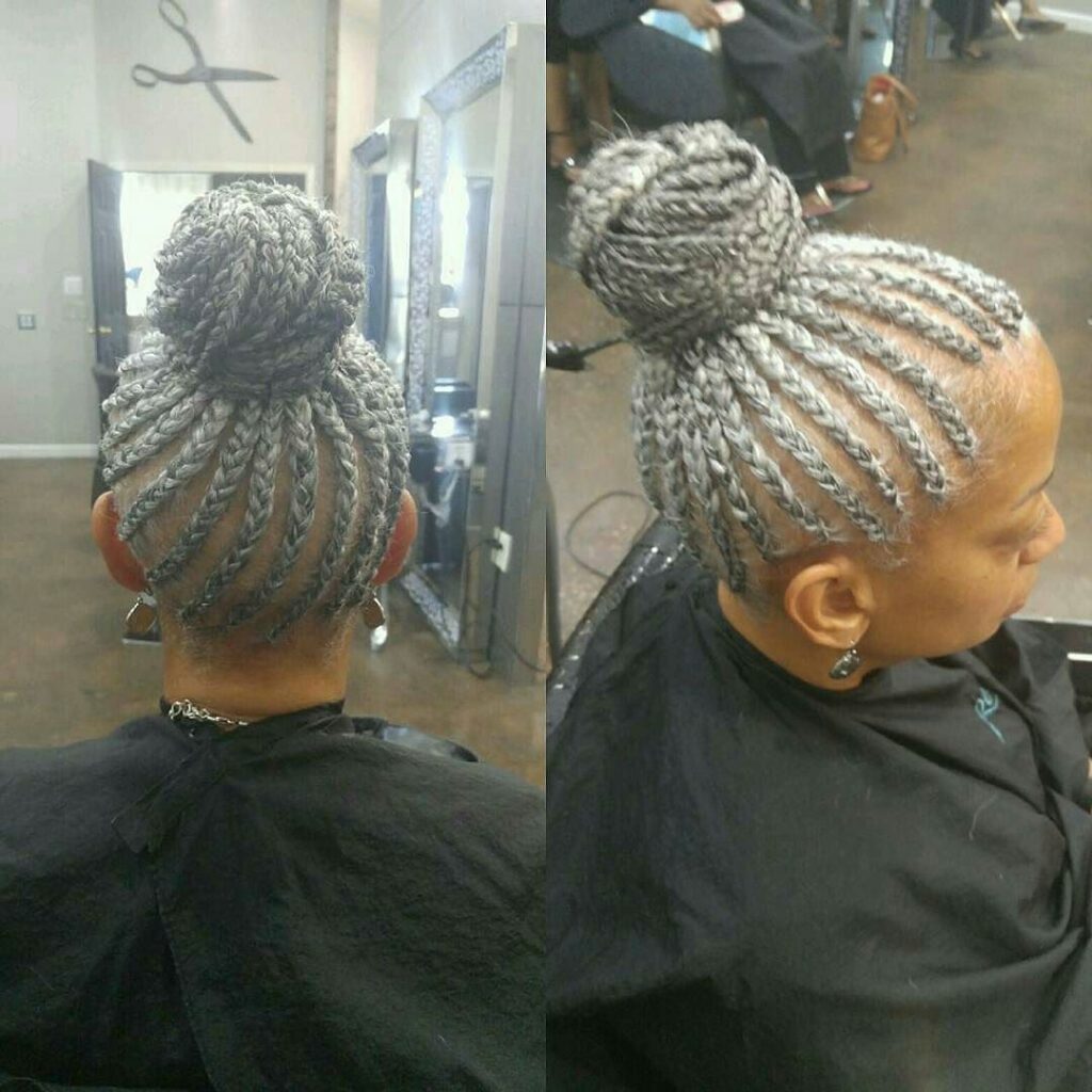 Dreamy easy hairstyles braids for women over 60