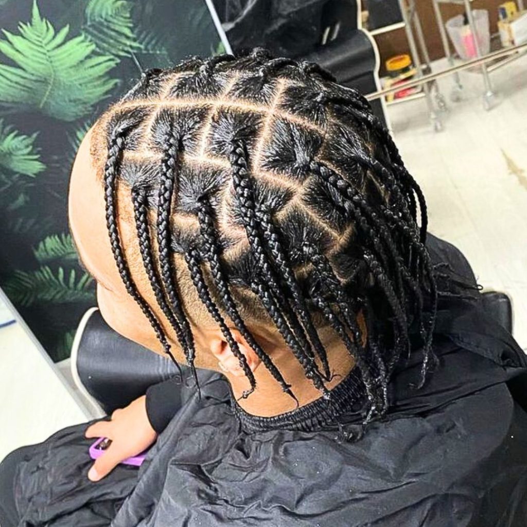 Well-loved black hairstyles for men braids for kids