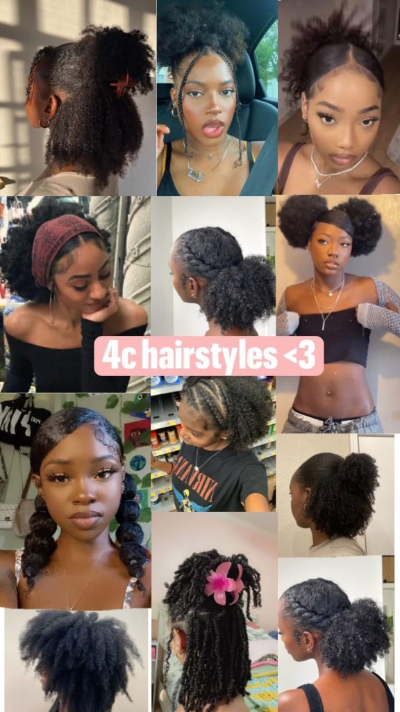 Neat cute short hairstyles for natural black hair