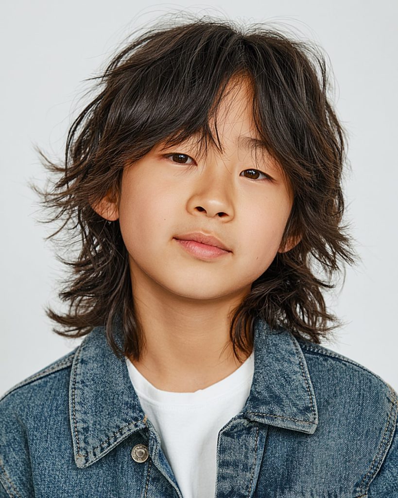 Compact haircut men for kids for oval face