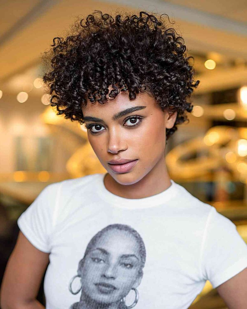 Fresh short hairstyles for curly hair for natural hair