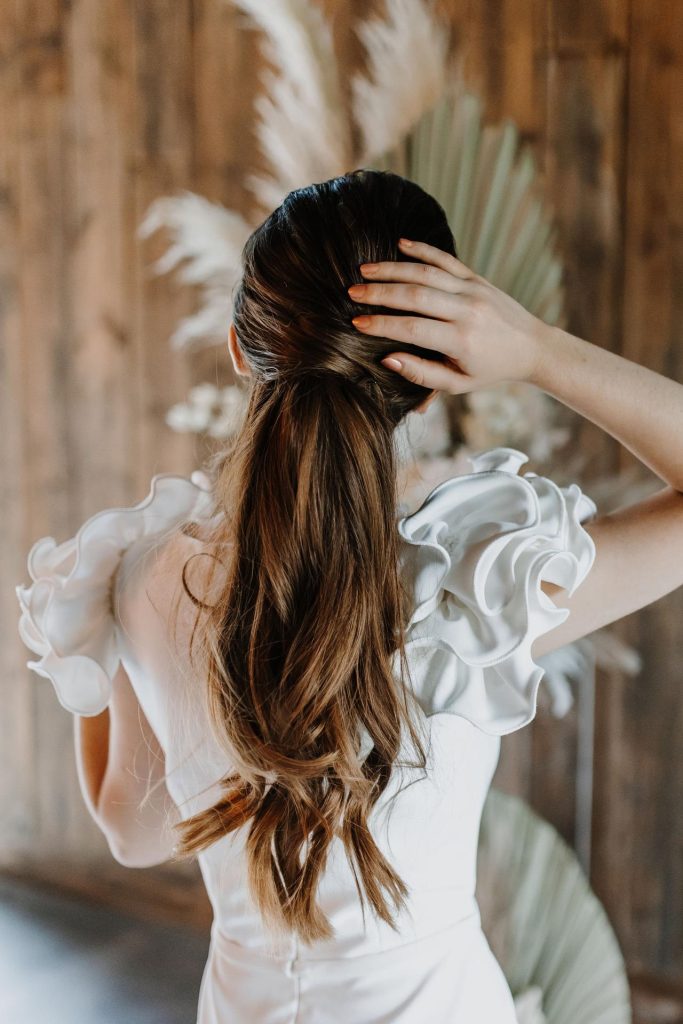 Curated women hairstyles for wedding with bangs