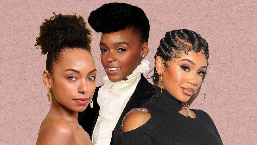Dramatic cute short hairstyles for black women with natural hair