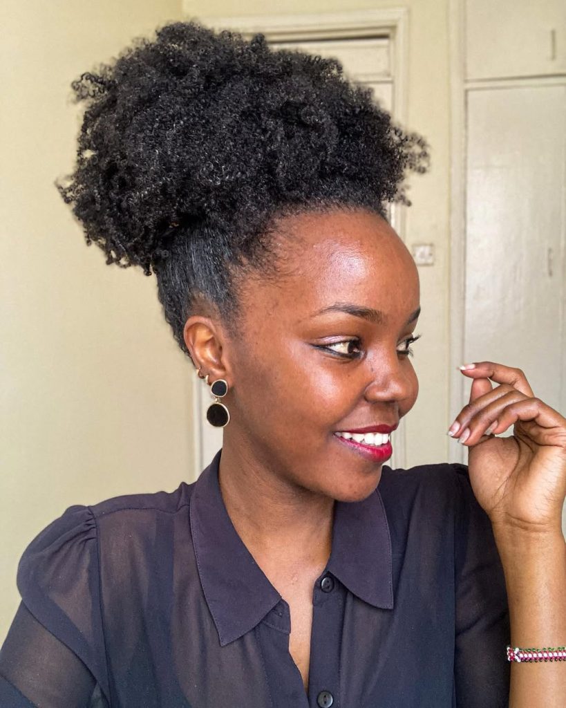 Wonderful natural black hairstyles for natural hair female