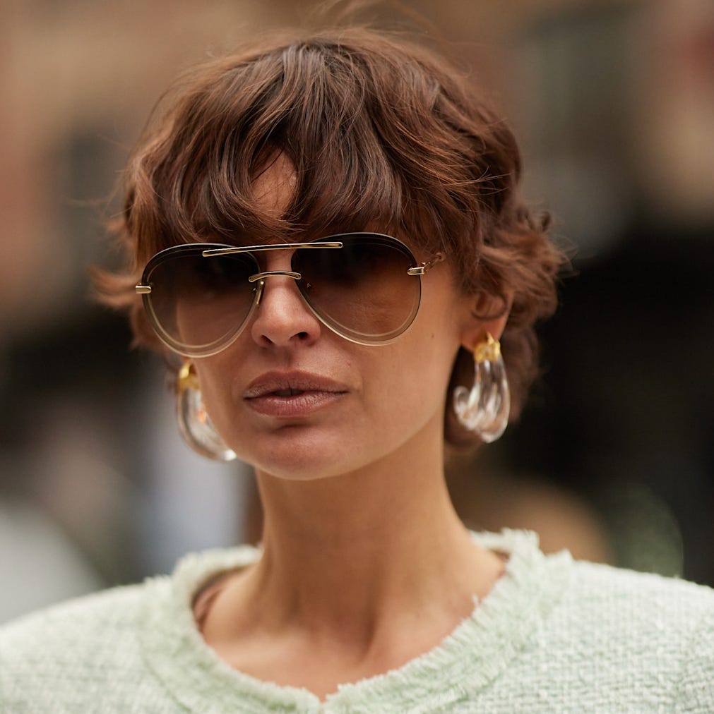Luxe short hairstyles for curly hair women over 60 with glasses