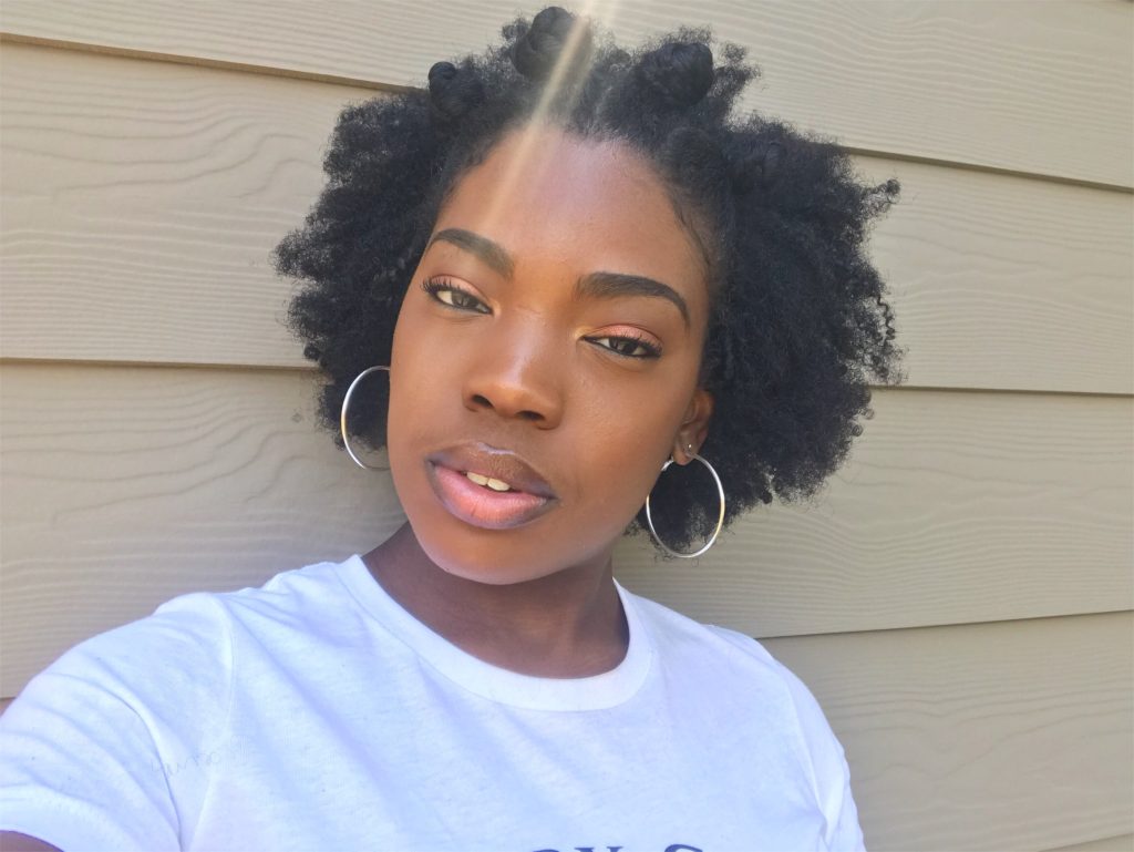 Polished short hairstyles for natural hair with bangs