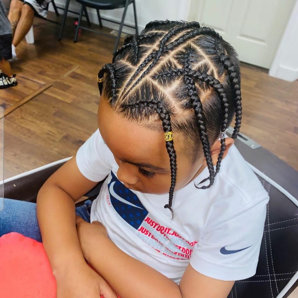 Layered knotless braids for hairstyles braids for kids black