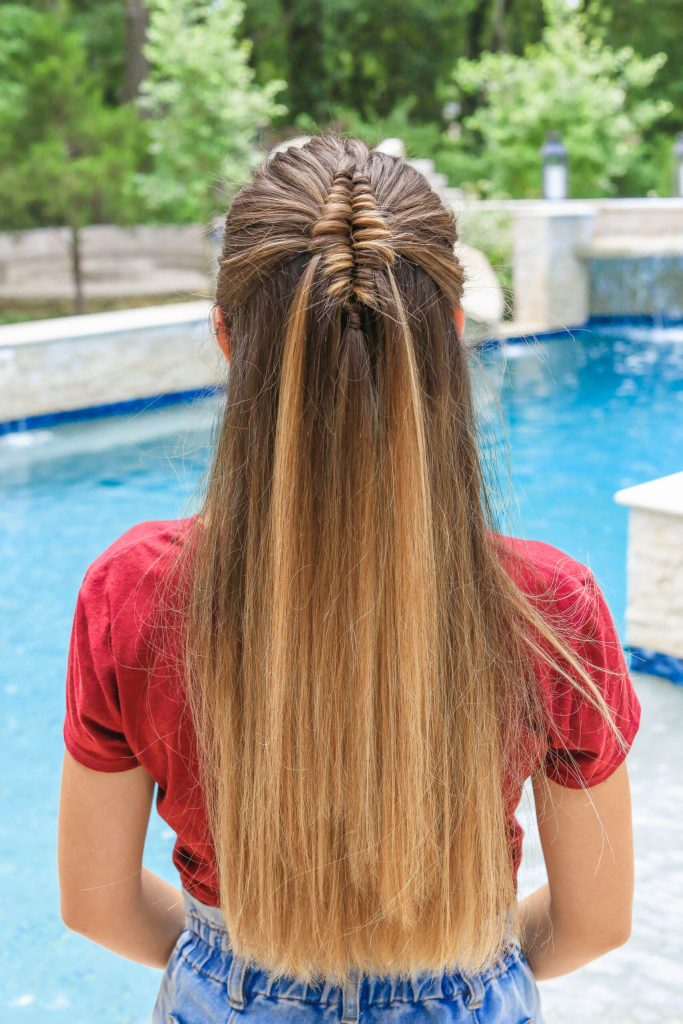Updated long hairstyles for girls for school