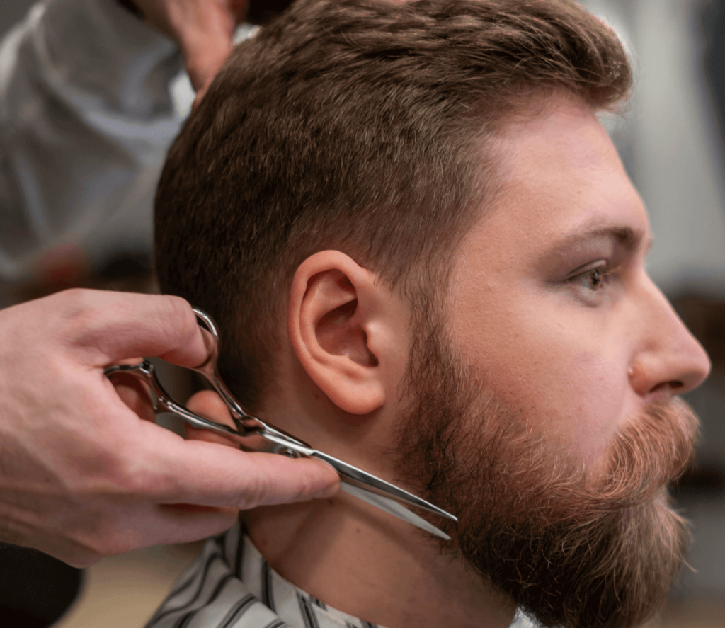 Modern quick fade haircut