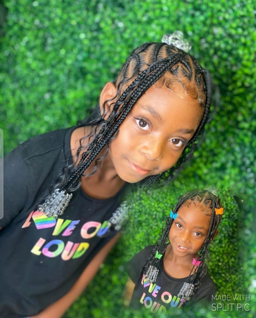 Easy quick hairstyles braids for kids black