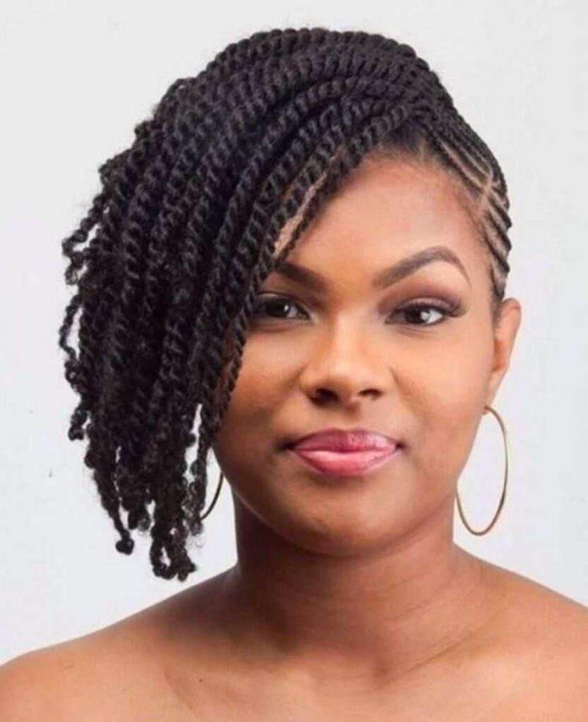Viral hairstyles braids for round face women inspiration