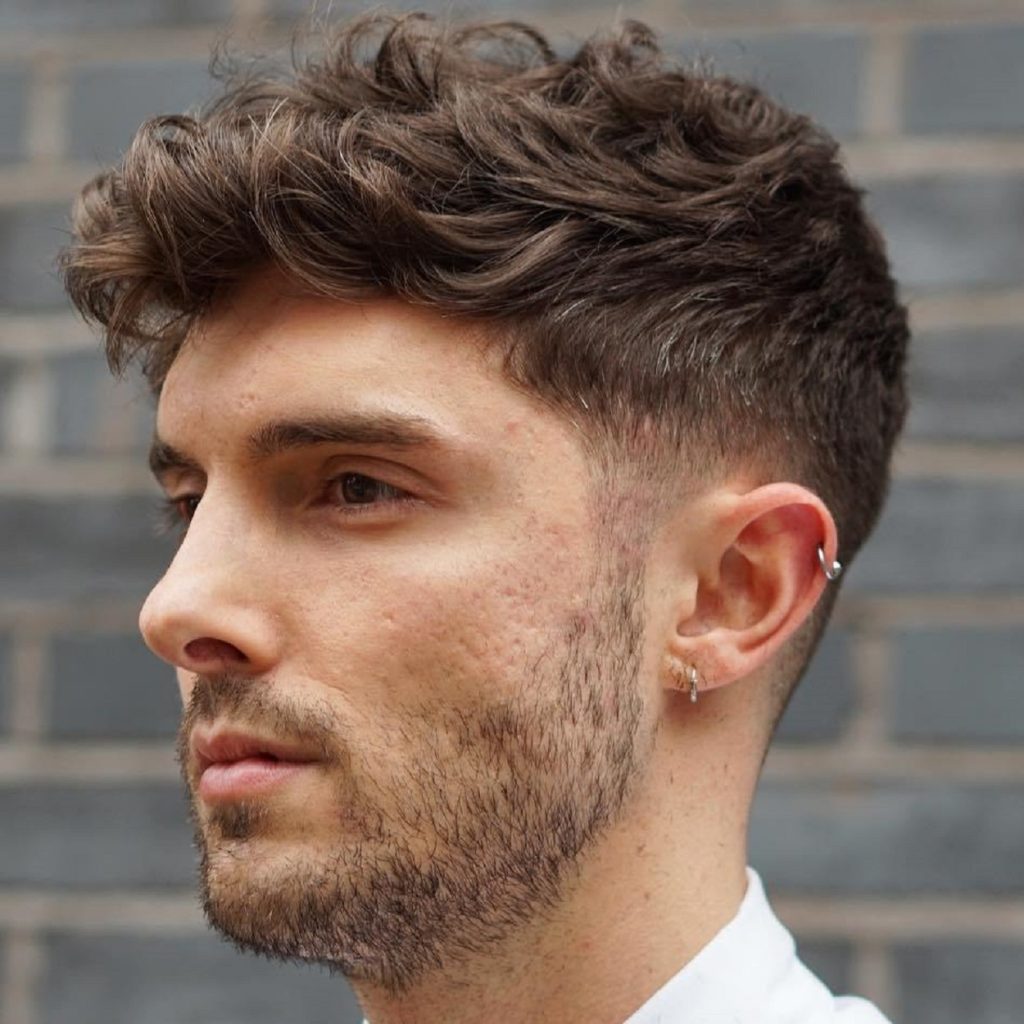 Sleek casual hairstyles men for thick hair