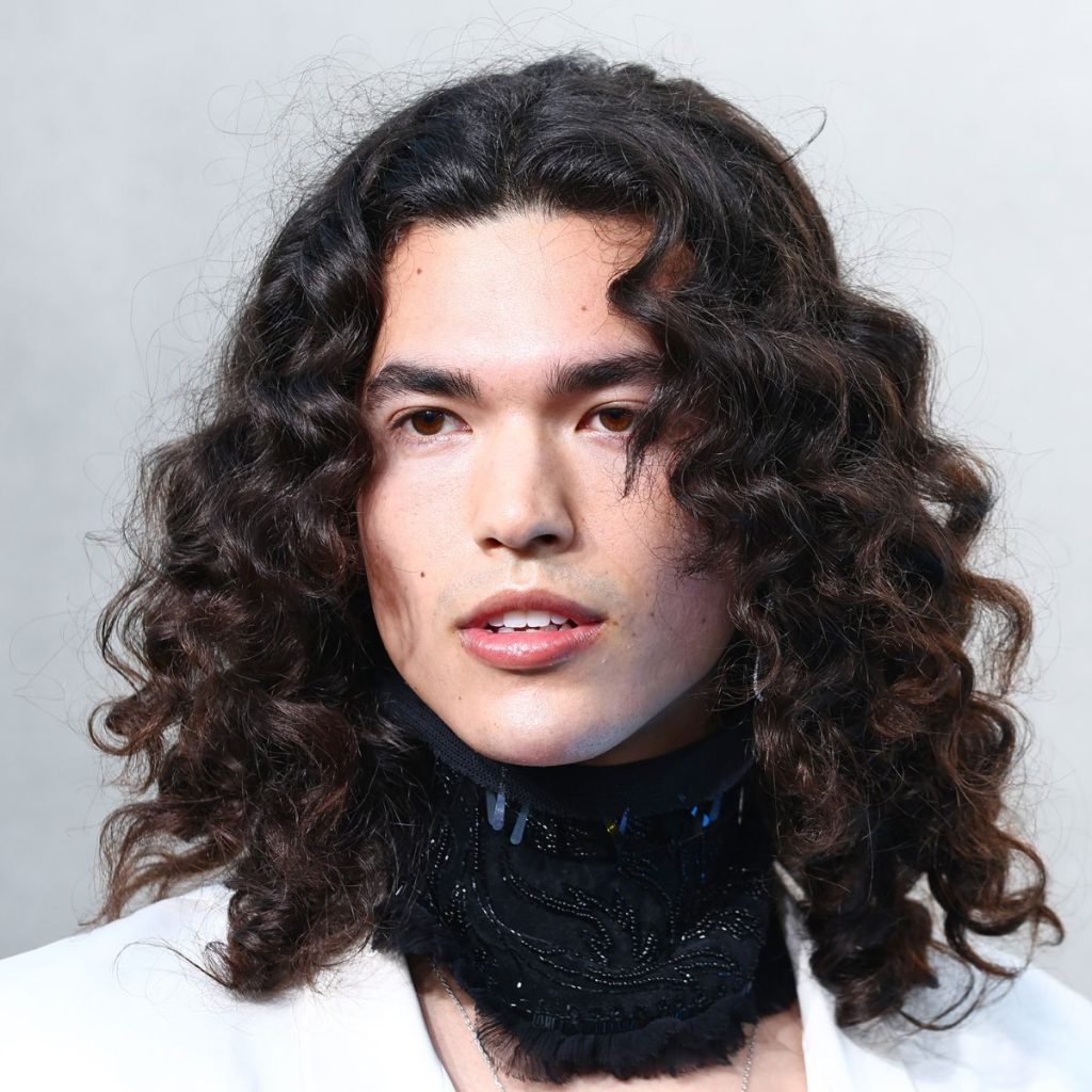 Unique simple long layered hair