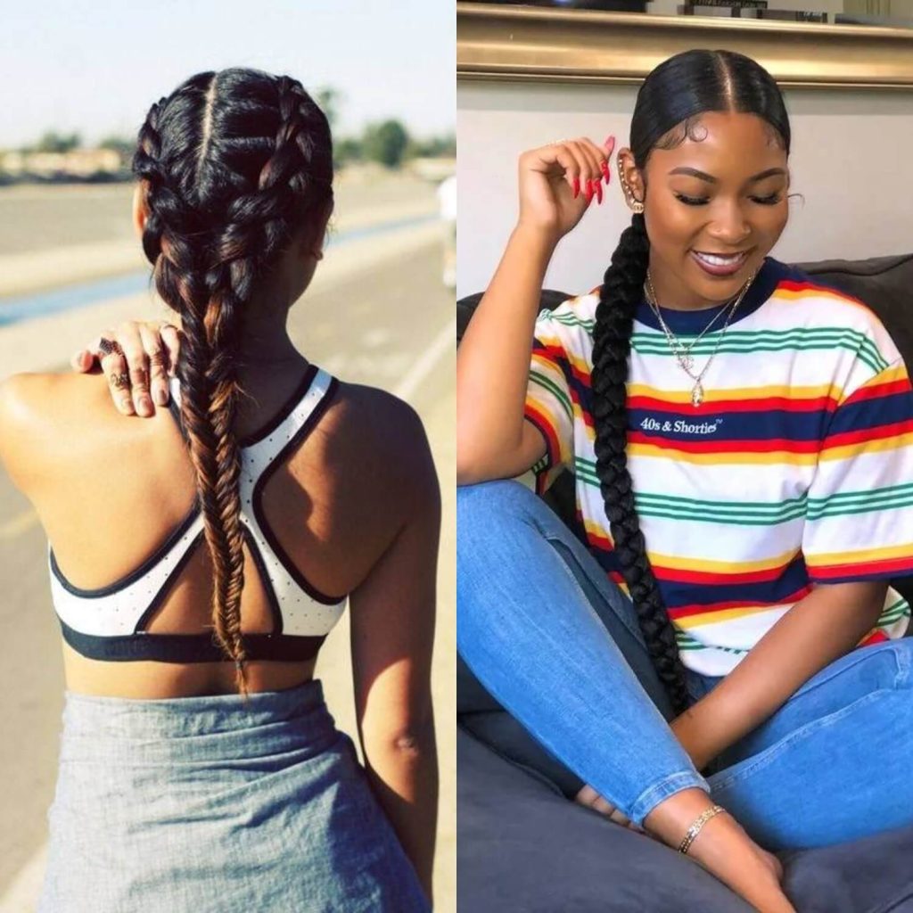 Beautiful black hairstyles for girls braids tutorial