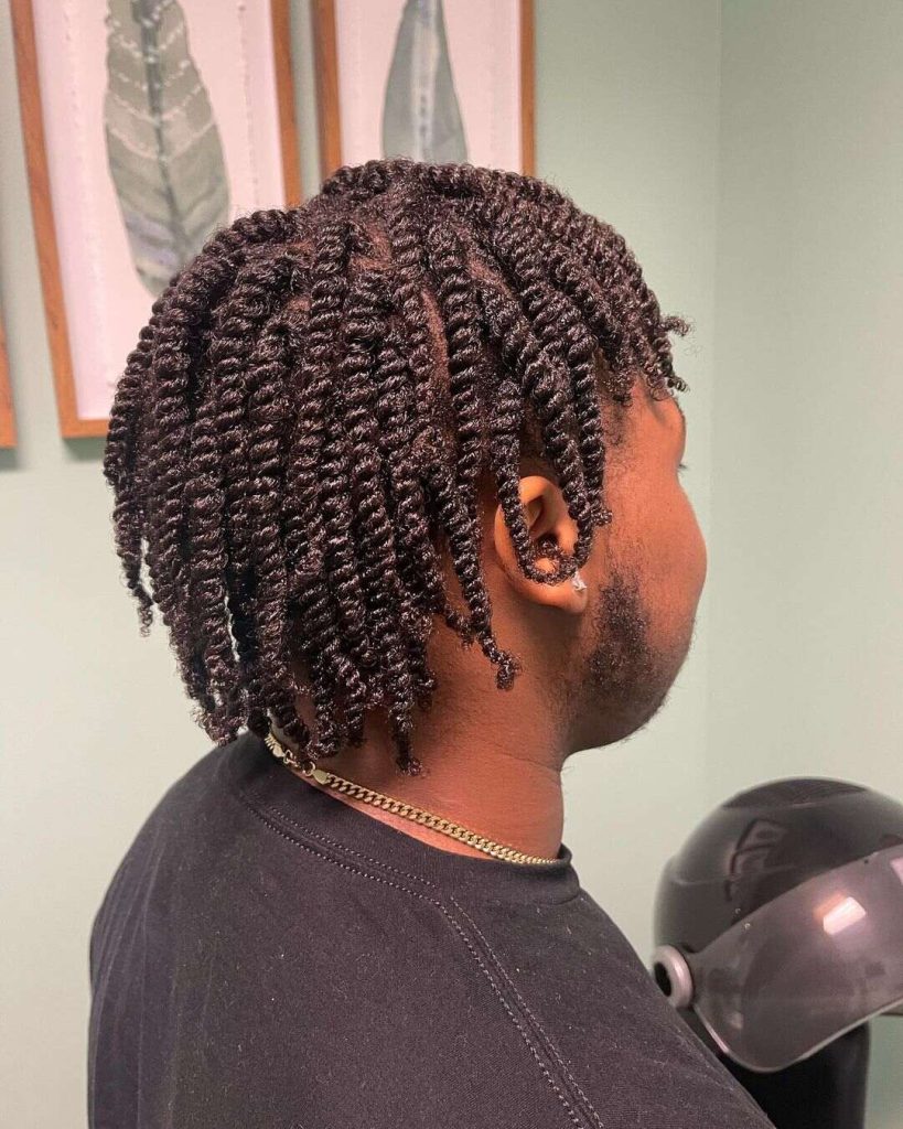 Outstanding black hairstyles for men braids for thin hair