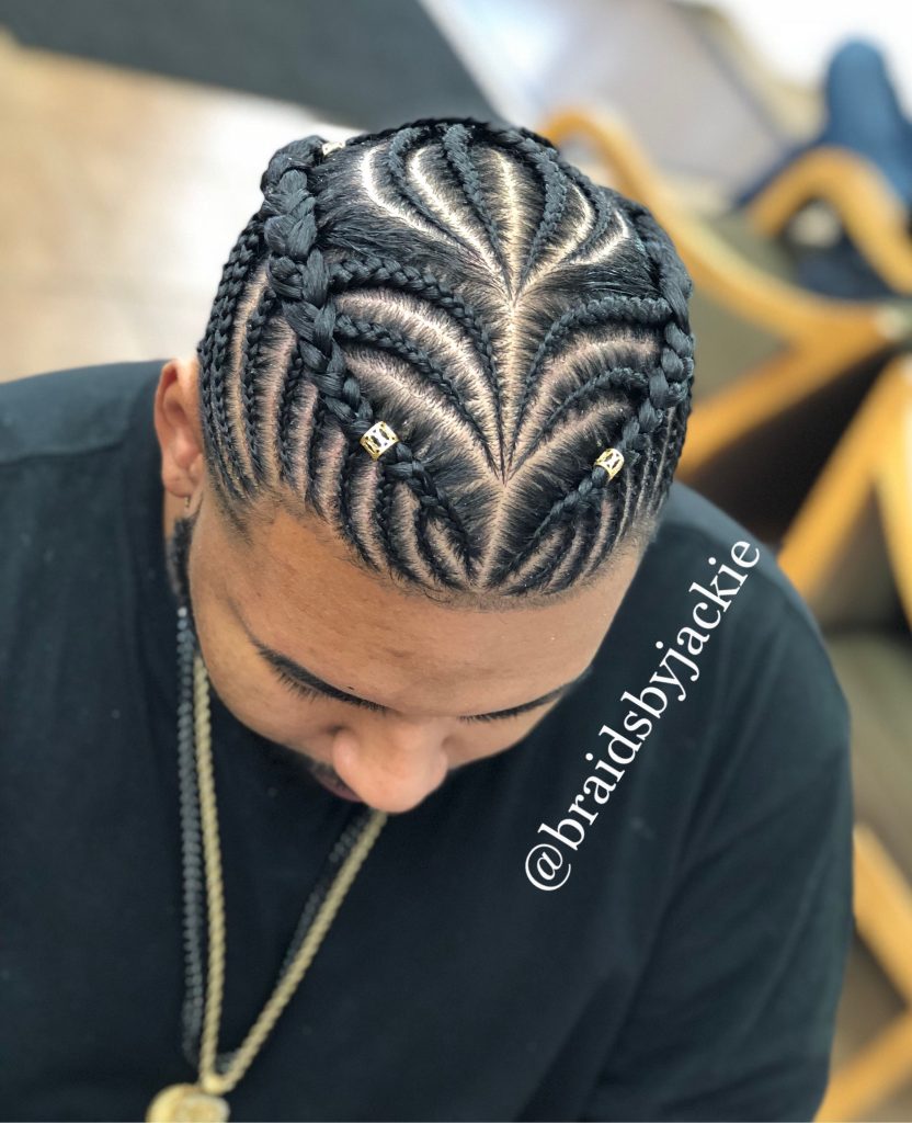Buzzing hairstyles men with braids for black women