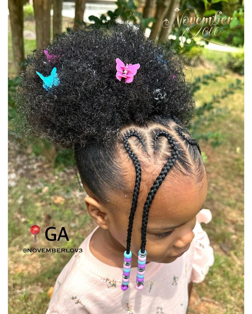 Calming black hairstyles for kids girls 2026
