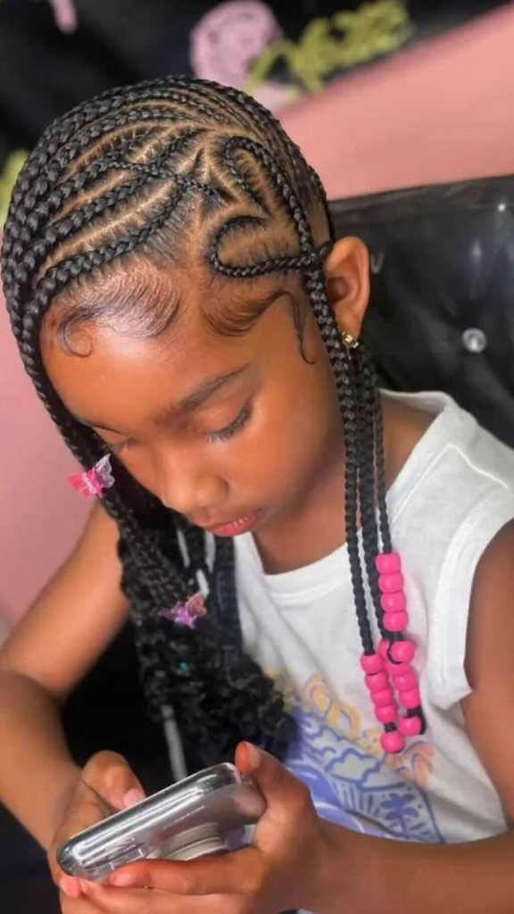 Inviting braids hairstyles for kids black girl