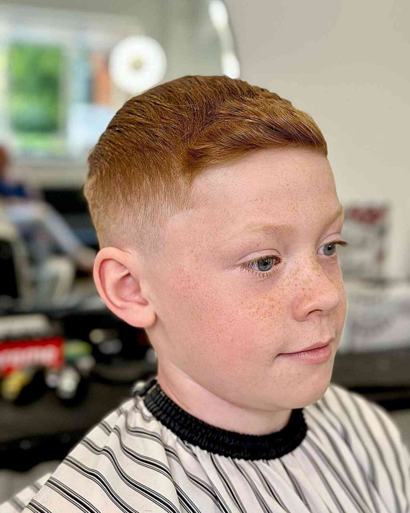 Impressive pompadour for hairstyles men for kids