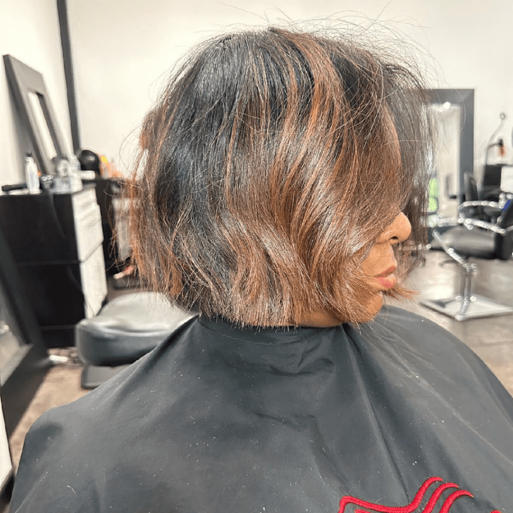 Cozy black hairstyles for thin hair over 50 for wedding