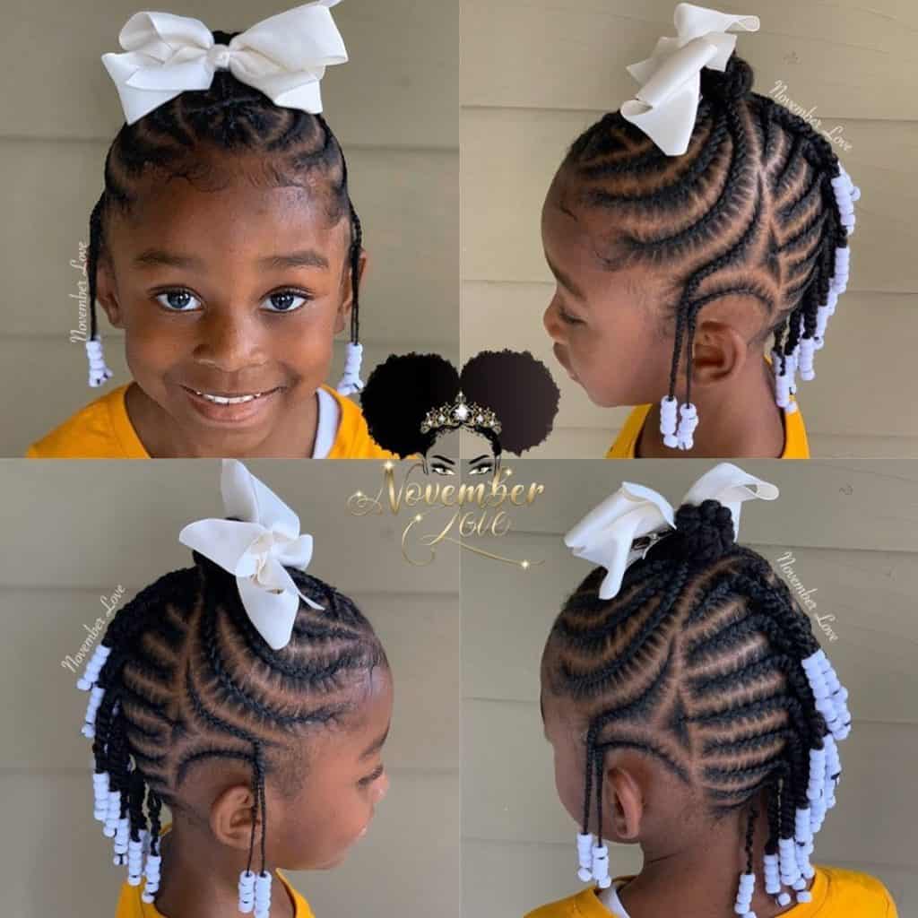 Unique hairstyles for kids black people braids
