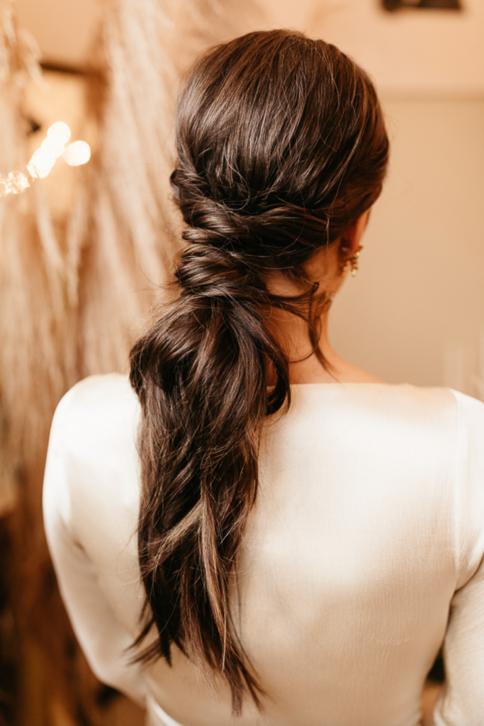 Compact long hairstyles for women for school