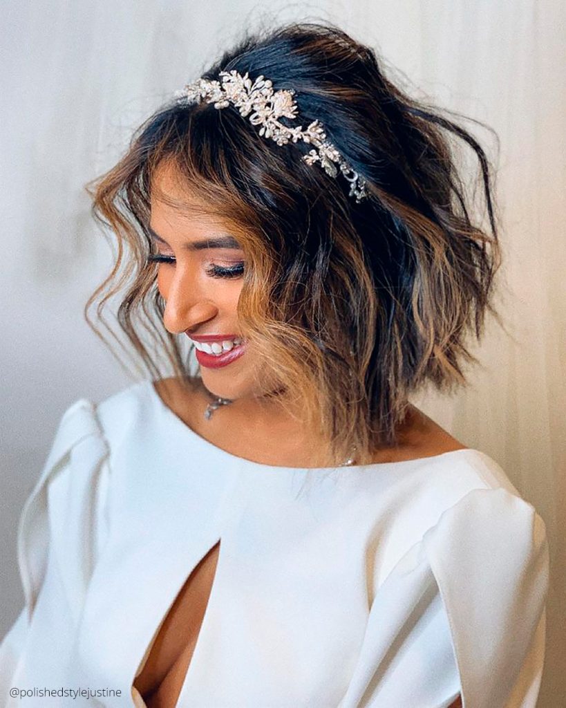 New short hairstyles for wedding guest for work
