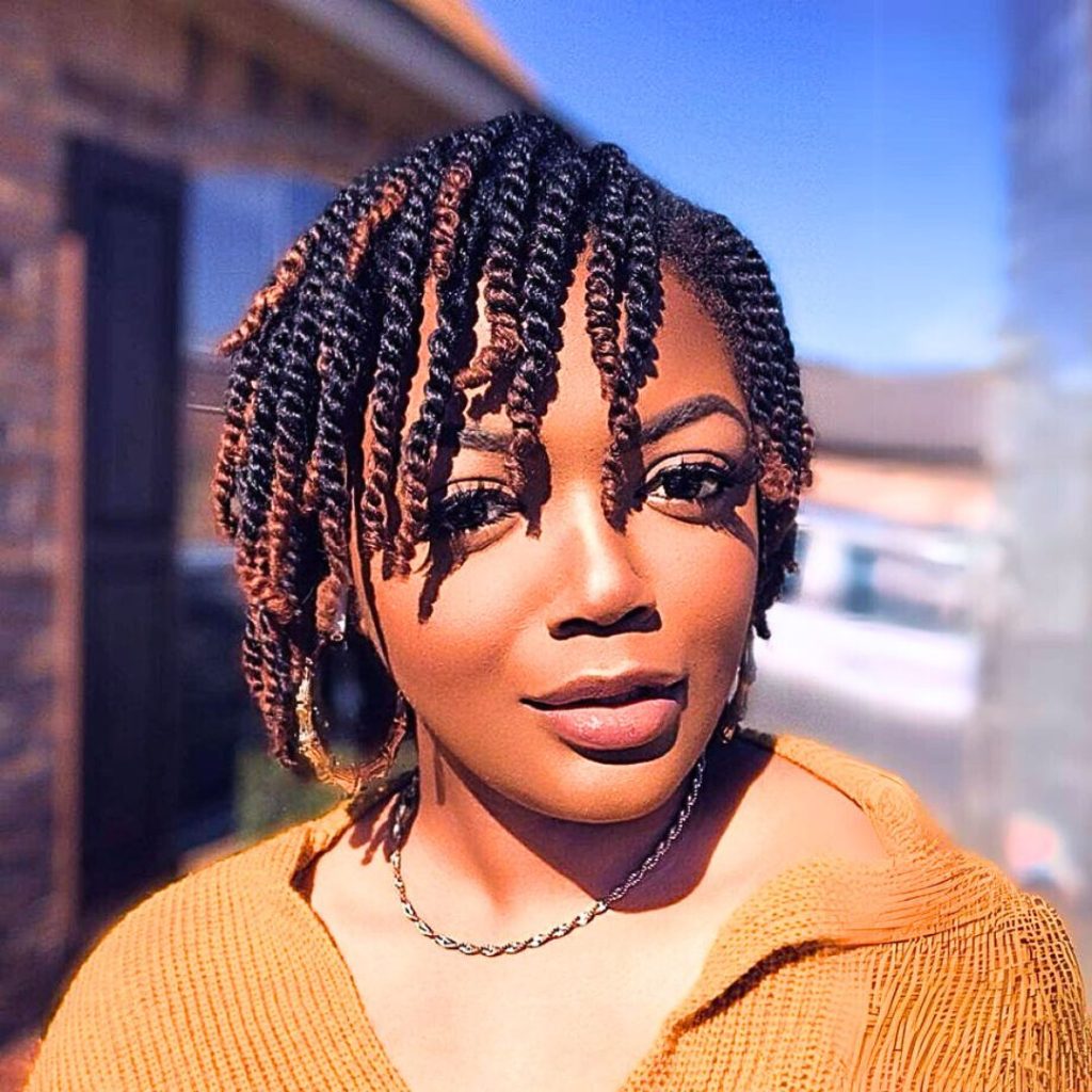 Relaxed textured crop for braids hairstyles for women over 40