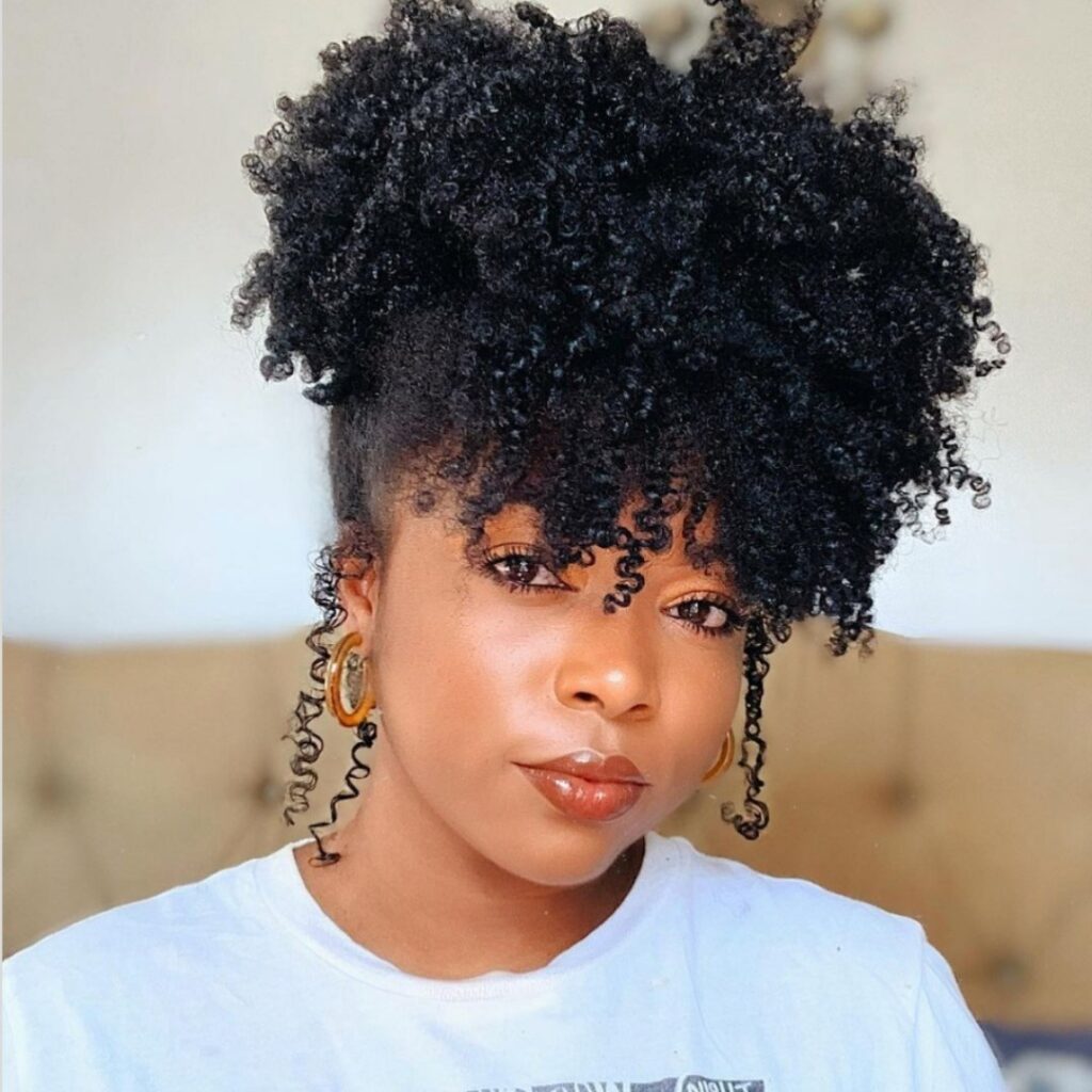 Unique black hairstyles for natural hair female guests