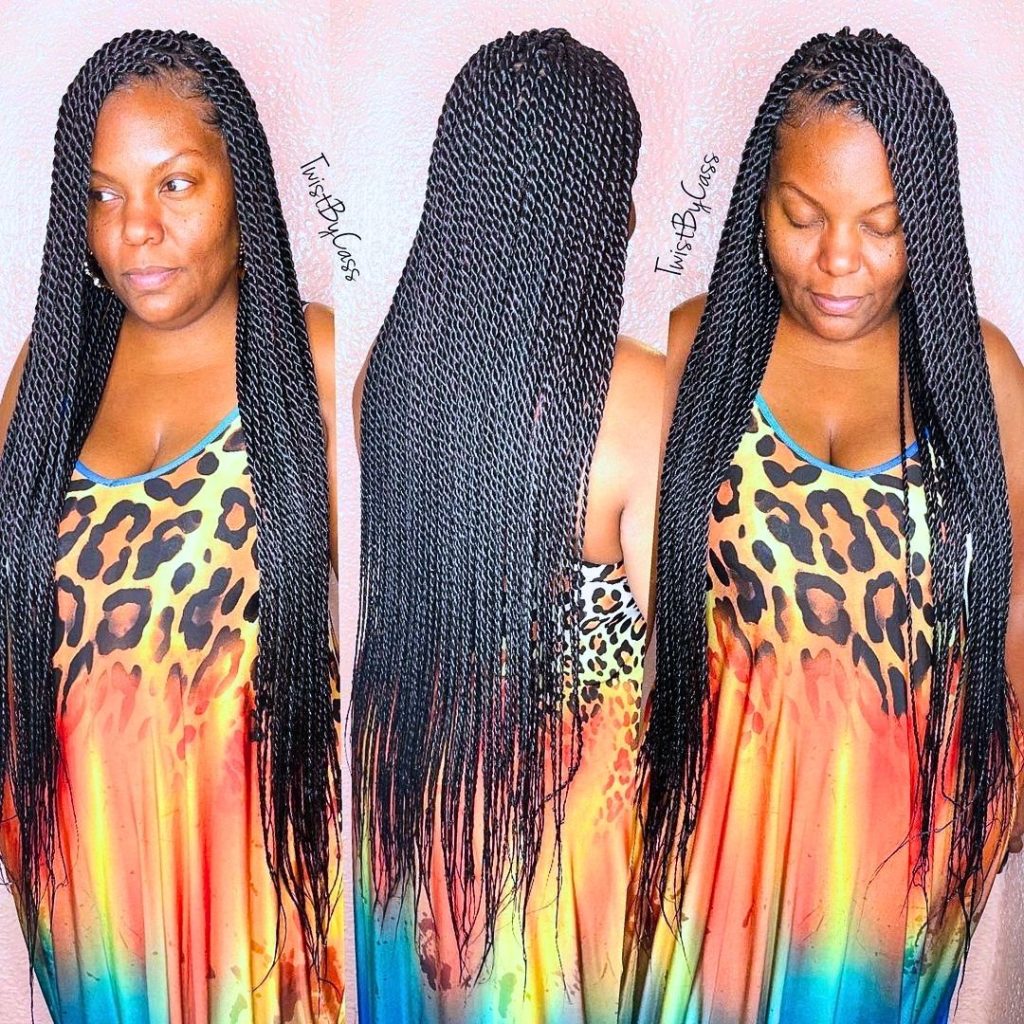 Radiant long hairstyles for black women over 50 for thin hair