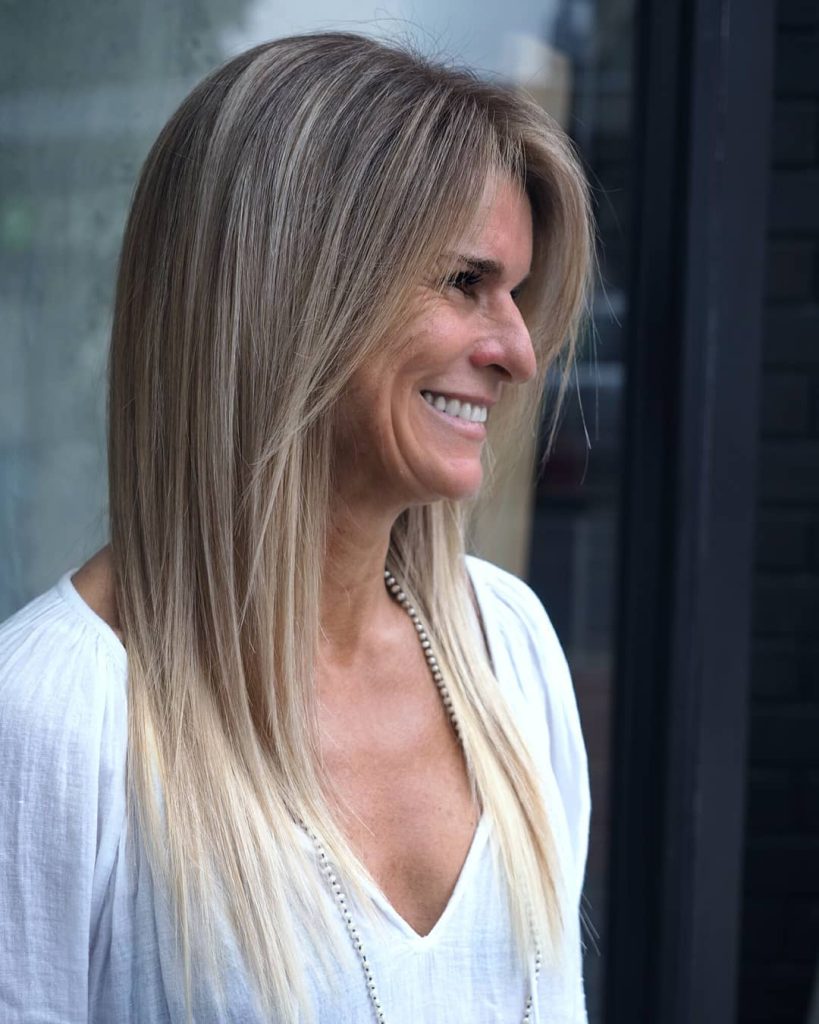 Soft simple butterfly haircut