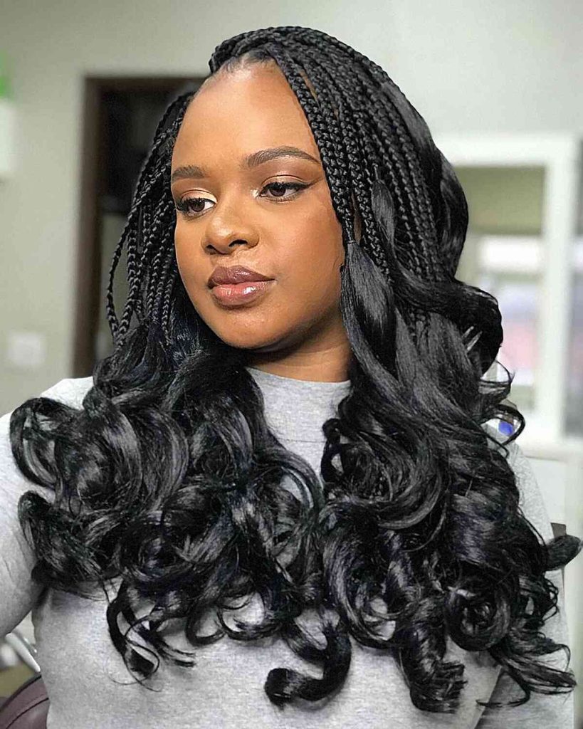 Beloved trending knotless braids