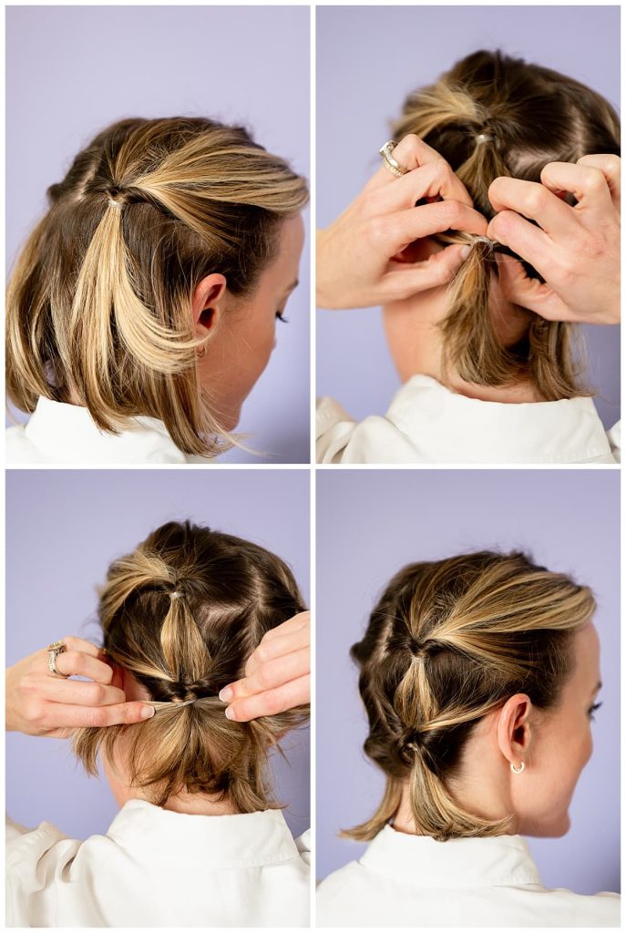 Playful trending short hairstyles for women step by step