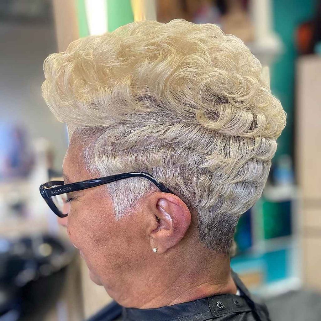 Practical black hairstyles for women over 60 with thin hair