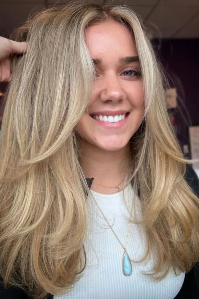 Magazine-worthy butterfly haircut for long hairstyles for women