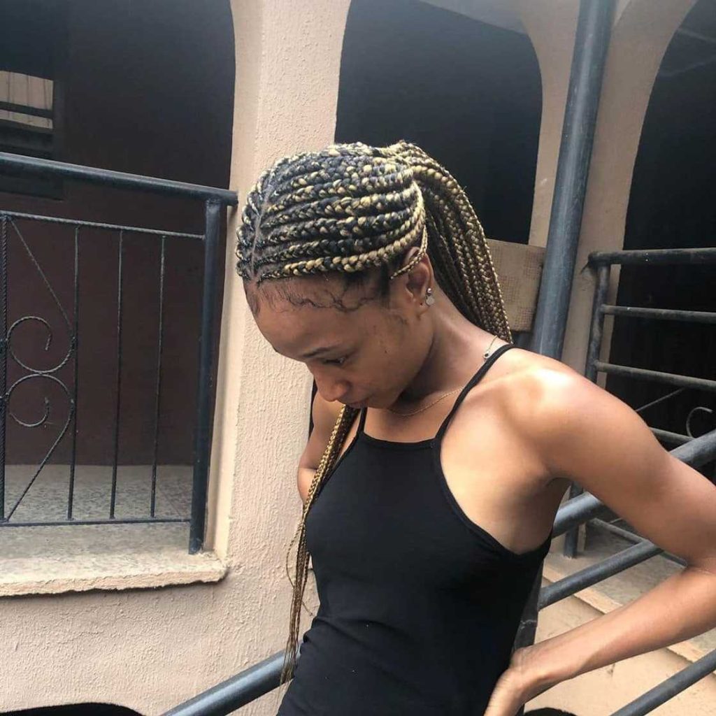 Well-loved goddess braids for braids for oval face